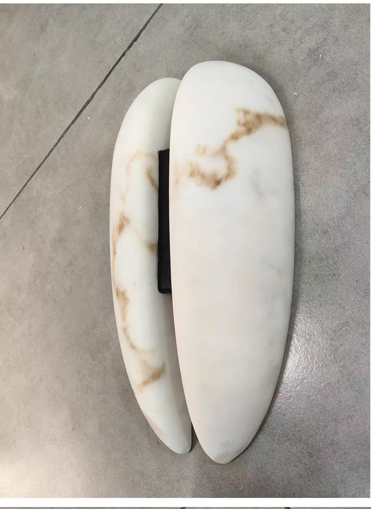 W6003 marble wall light front view