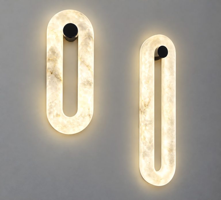 Real W6014 Marble Wall Light product photo, wall-mounted finished product