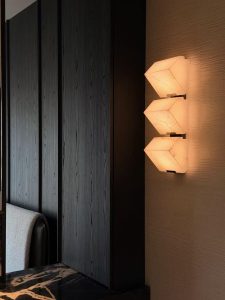 W6020 marble wall light illuminated installation thumbnail